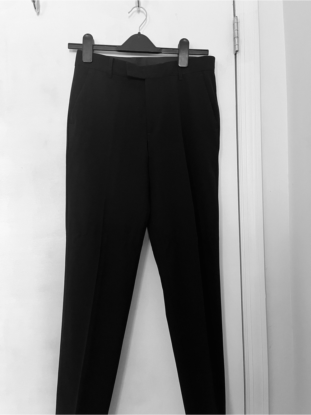 Calvin Klein Boy’s Black Dress Pants - Classic Tailored Trousers